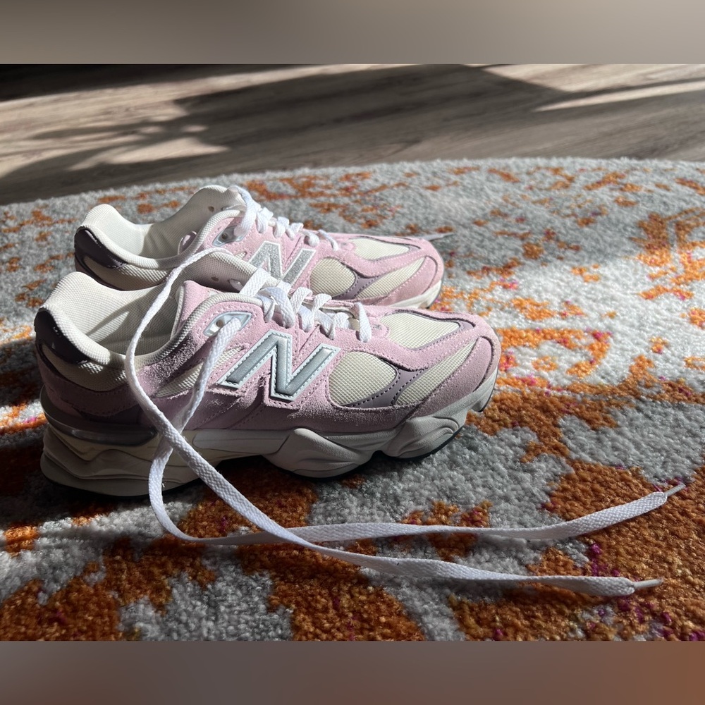 New Balance 9060 Pink and White Women's Sneakers